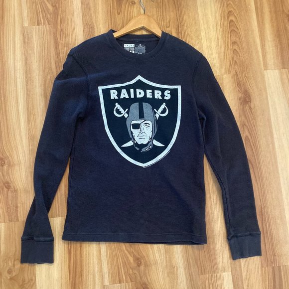 oakland raiders thermal shirt